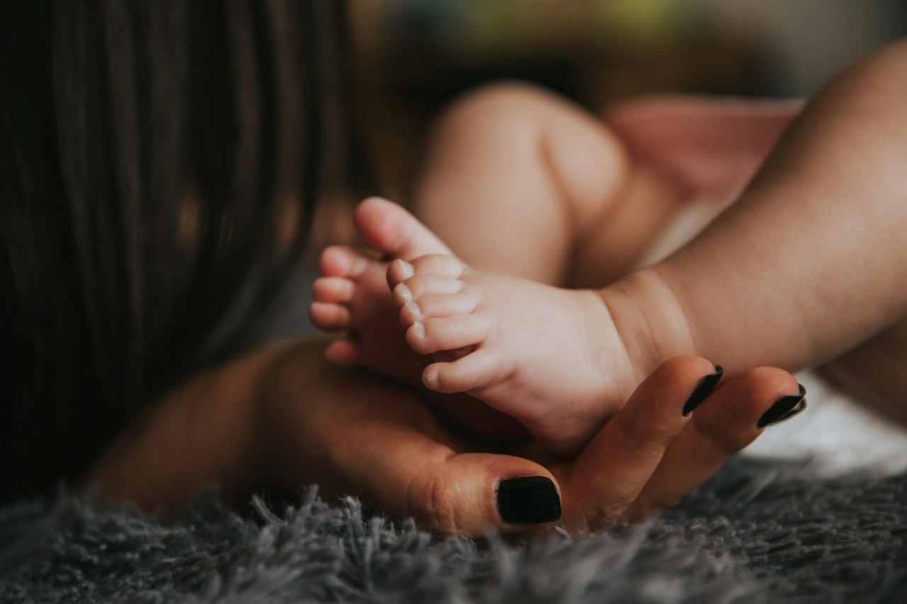 Des pieds de bébés tout doux